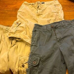 American Eagle flex cargo shorts 28/29